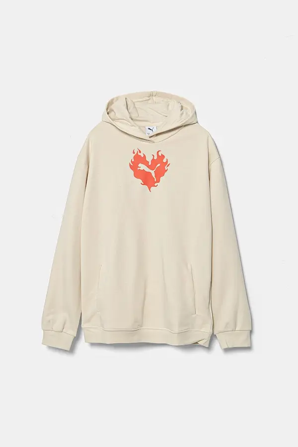 Puma Puma Bombažen pulover Puma FLAMING LOVE Hoodie TR