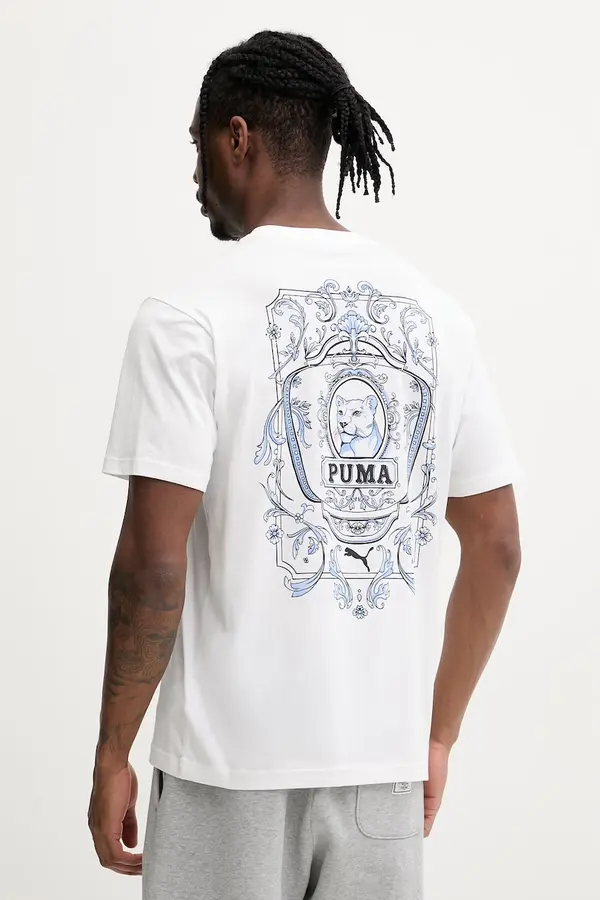 Puma Puma kratka majica moška bombažna GRAPHIC