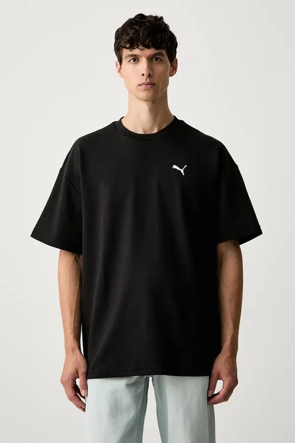 Puma Puma kratka majica moška z bombažem Essentials Elevated