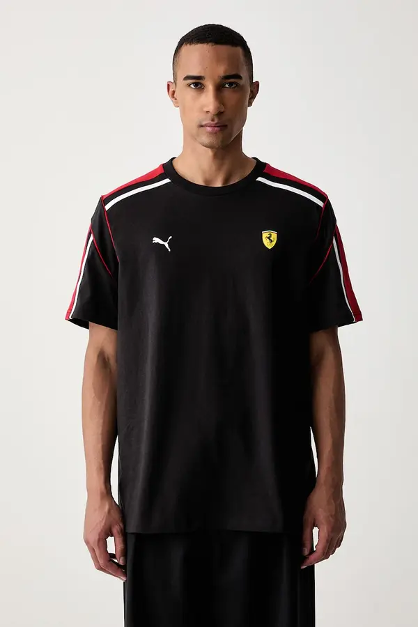 Puma Puma kratka majica moška z bombažem Ferrari