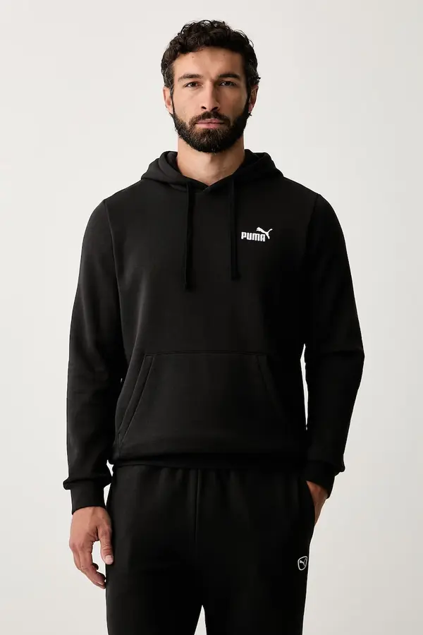 Puma Puma pulover s kapuco moški z bombažem Essentials