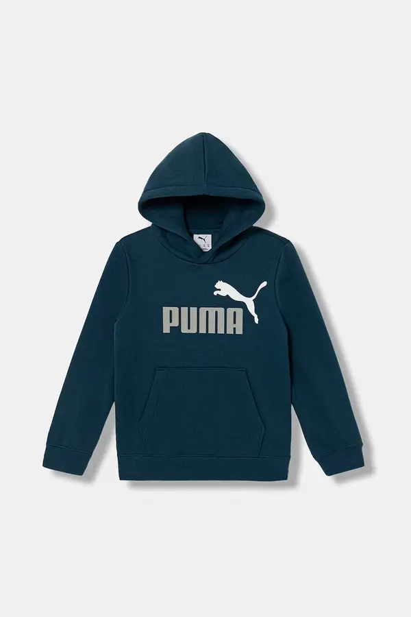Puma Puma pulover s kapuco otroški z bombažem ESS 2 COLOR No. 1 Logo Hoodie FL