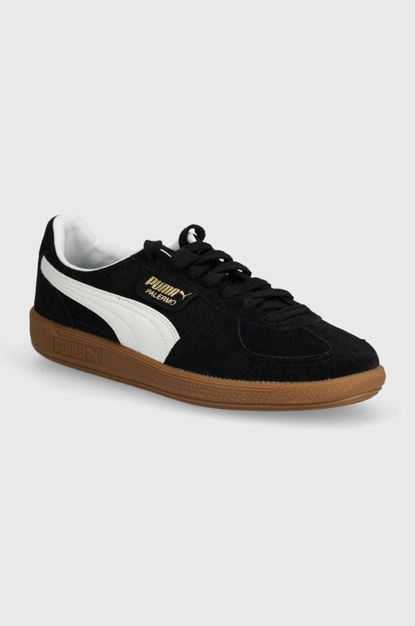 Puma Puma semiš superge Palermo črna barva, 396463