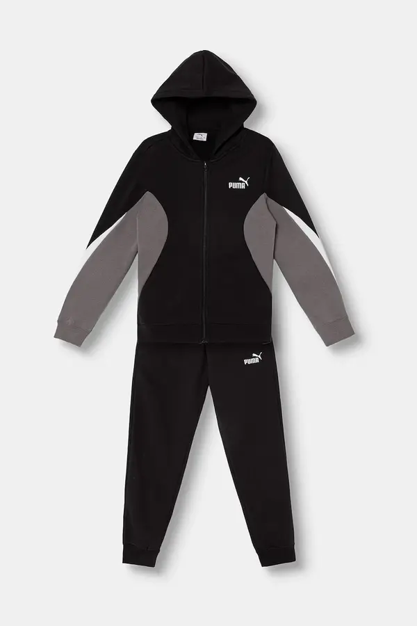 Puma Puma trenirka otroška z bombažem ESS BLOCK Full-Zip Sweat Suit