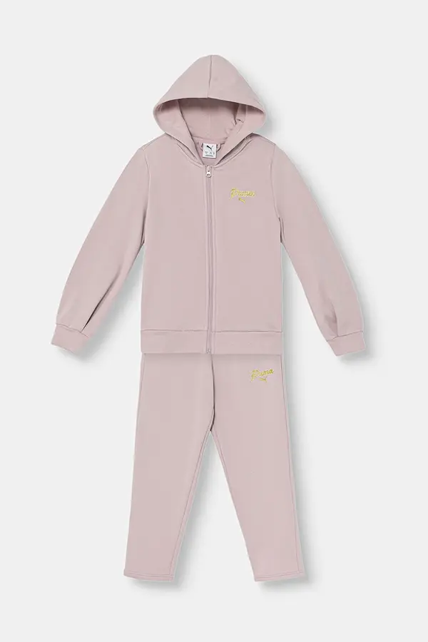 Puma Puma trenirka otroška z bombažem ESS SCRIPT Sweat Suit