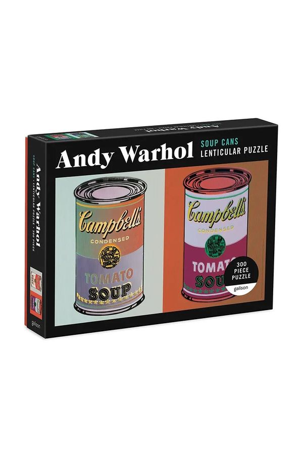 Galison Puzzle Galison Andy Warhol Soup Cans 300 elementów