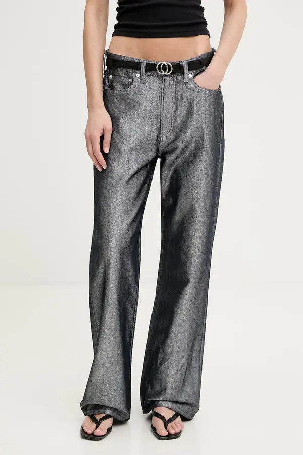 rag & bone rag & bone kavbojke s širokimi hlačnicami ženske Logan