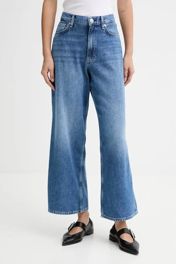 rag & bone Rag & Bone kavbojke s širokimi hlačnicami ženske