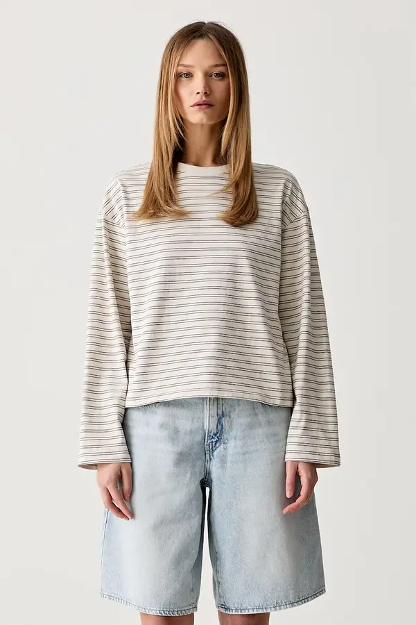 rag & bone rag & bone majica z dolgimi rokavi ženska bombažna Kelly