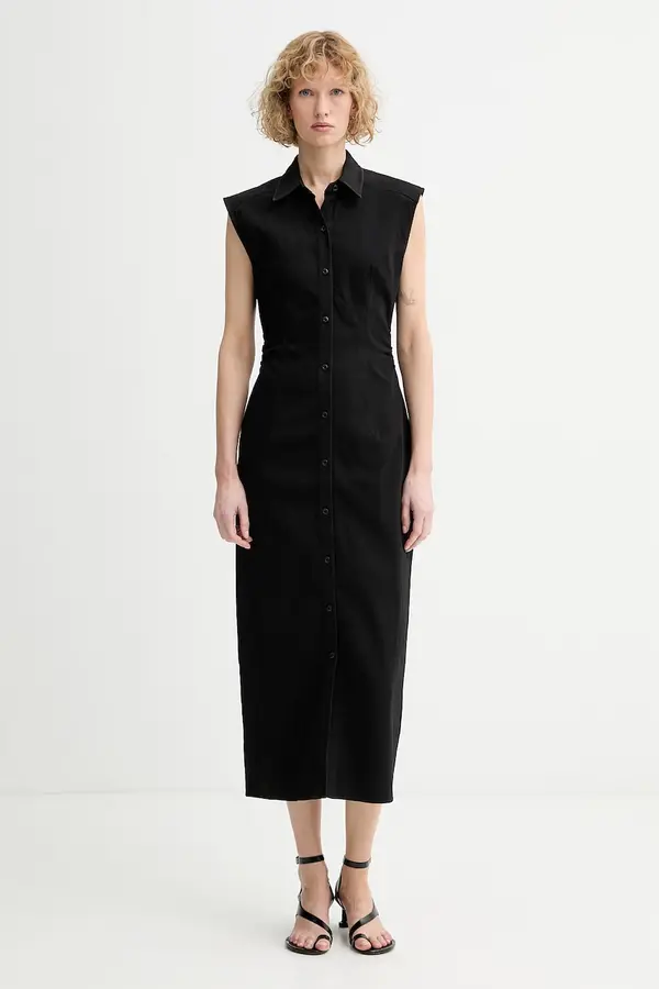 rag & bone rag & bone obleka z bombažem Leah