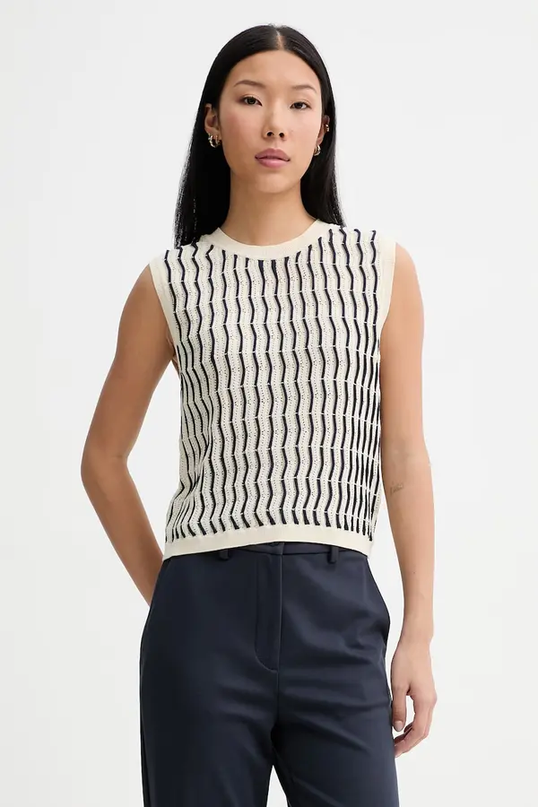 rag & bone rag & bone telovnik ženski z bombažem Leslie