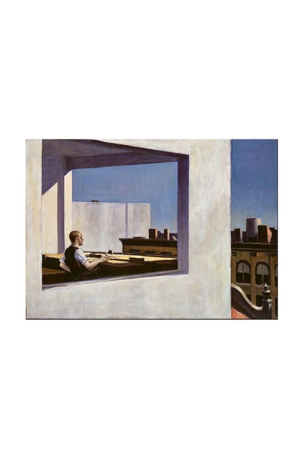 Inne Reprodukcija Edward Hopper, Office in a Small City 50 x 70 cm