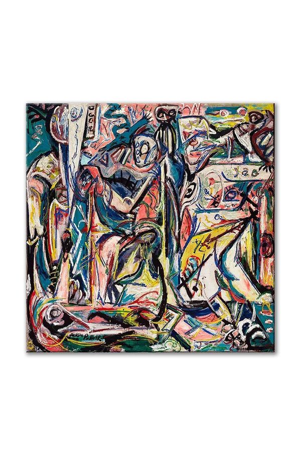 Inne Reprodukcija Jackson Pollock, Circumcision January 40 x 40 cm
