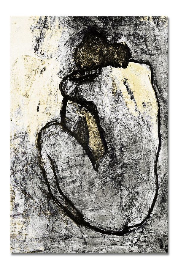 Inne Reprodukcija na platnu Pablo Picasso - Act in blue