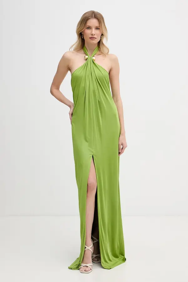 Retrofete Retrofete halter obleka viskozna Becs