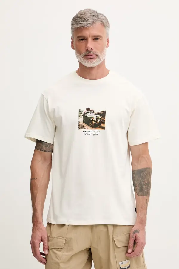 Rip Curl Rip Curl kratka majica moška bombažna SEARCH RIG TEE