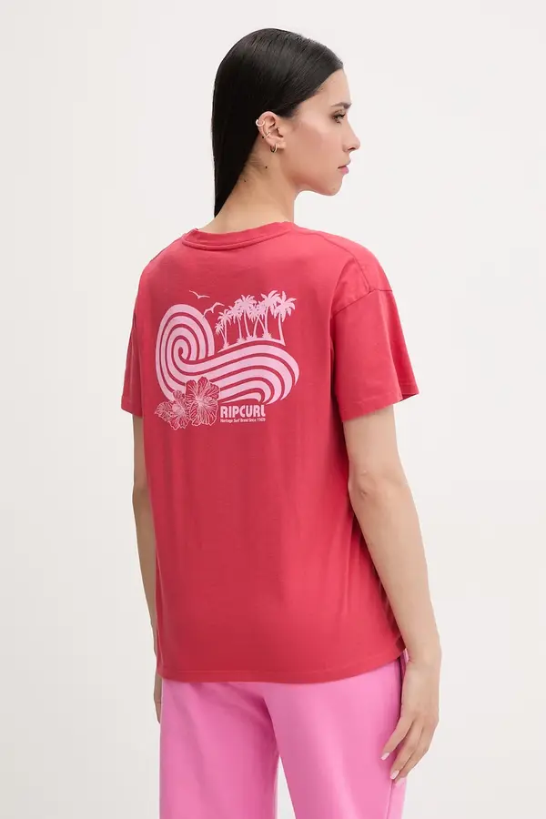 Rip Curl Rip Curl kratka majica ženska bombažna OCEAN BREAK