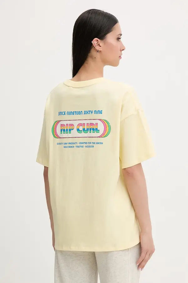 Rip Curl Rip Curl kratka majica ženska bombažna SURF REVIVAL