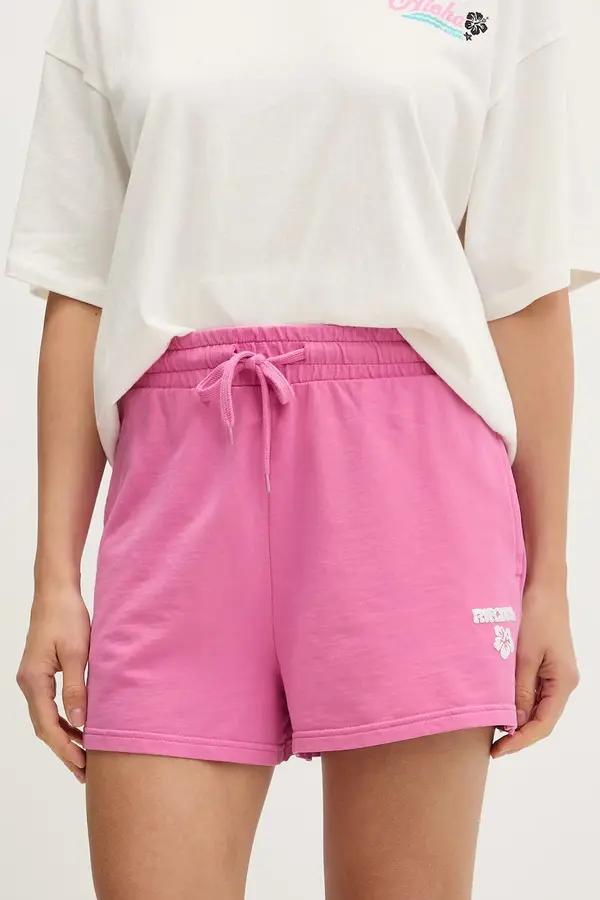 Rip Curl Rip Curl trenirka kratke hlače ženske bombažne SURF PUFF