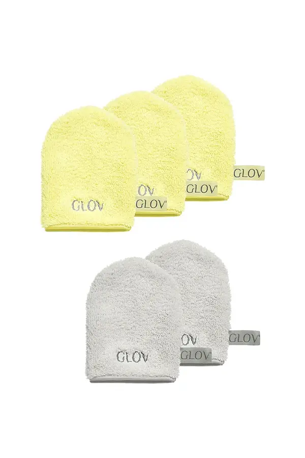 Glov Rokavica za odstranjevanje ličil in čiščenje obraza samo z uporabo vode GLOV ICONIC MITT 5-pack