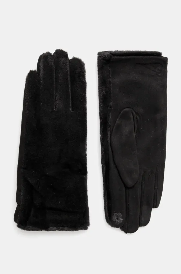 Answear Lab Rokavice Answear Lab ženski, črna barva