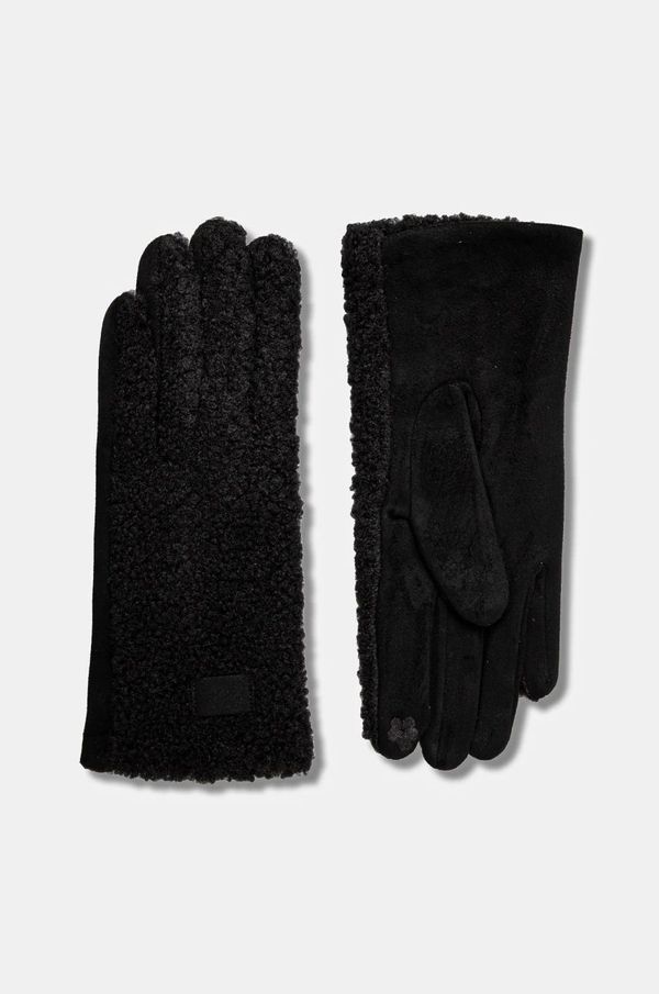 Answear Lab Rokavice Answear Lab ženski, črna barva
