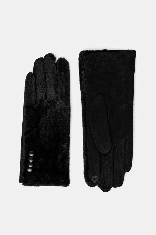 Answear Lab Rokavice Answear Lab ženski, črna barva