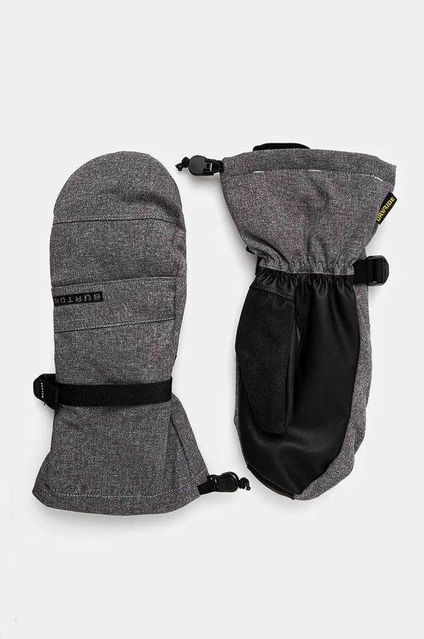 Burton Rokavice Burton Profile Mittens siva barva, 103851