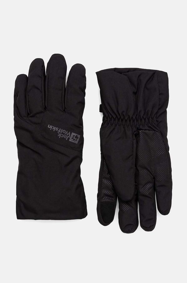 Jack Wolfskin Rokavice Jack Wolfskin črna barva, 1911521