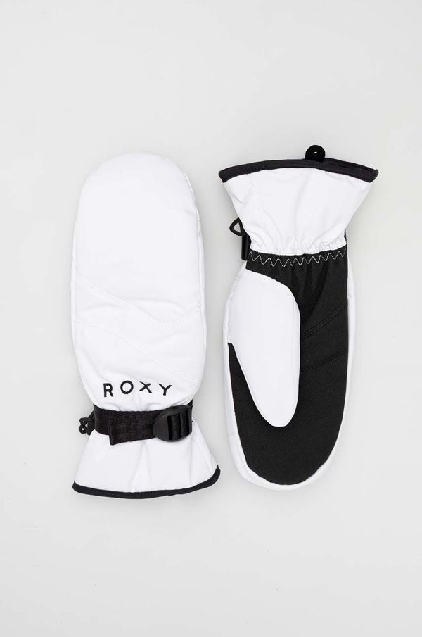 Roxy Rokavice Roxy Jetty Solid bela barva