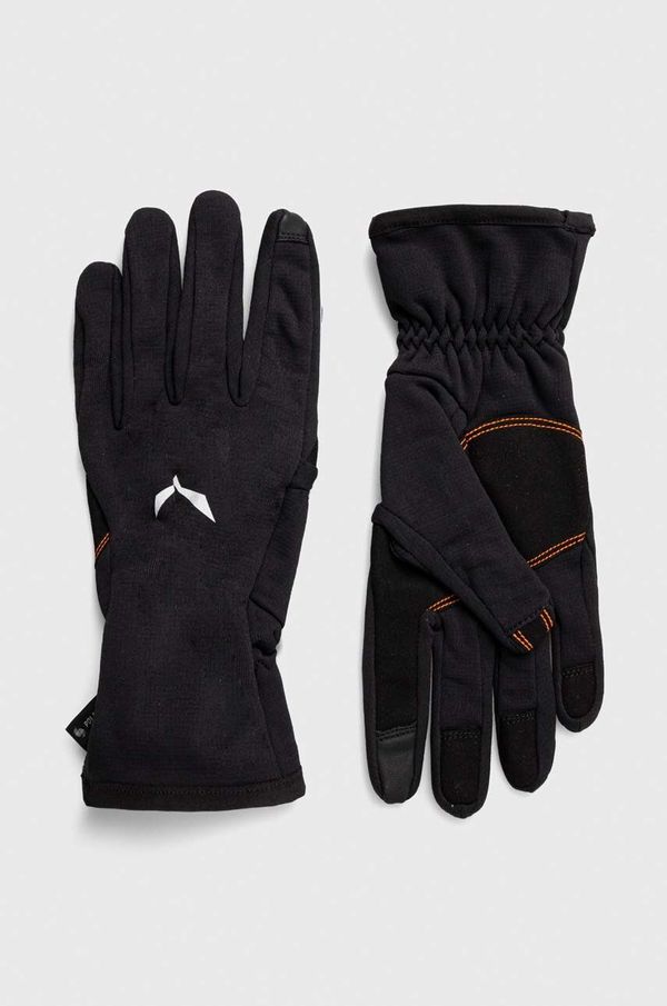 Salewa Rokavice Salewa Ortles Polarlite črna barva