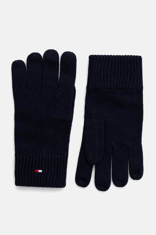 Tommy Hilfiger Rokavice Tommy Hilfiger moške, mornarsko modra barva, AM0AM12845