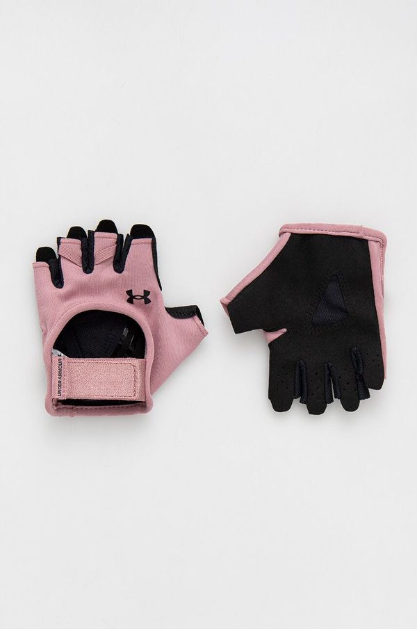 Under Armour Rokavice Under Armour ženski, roza barva