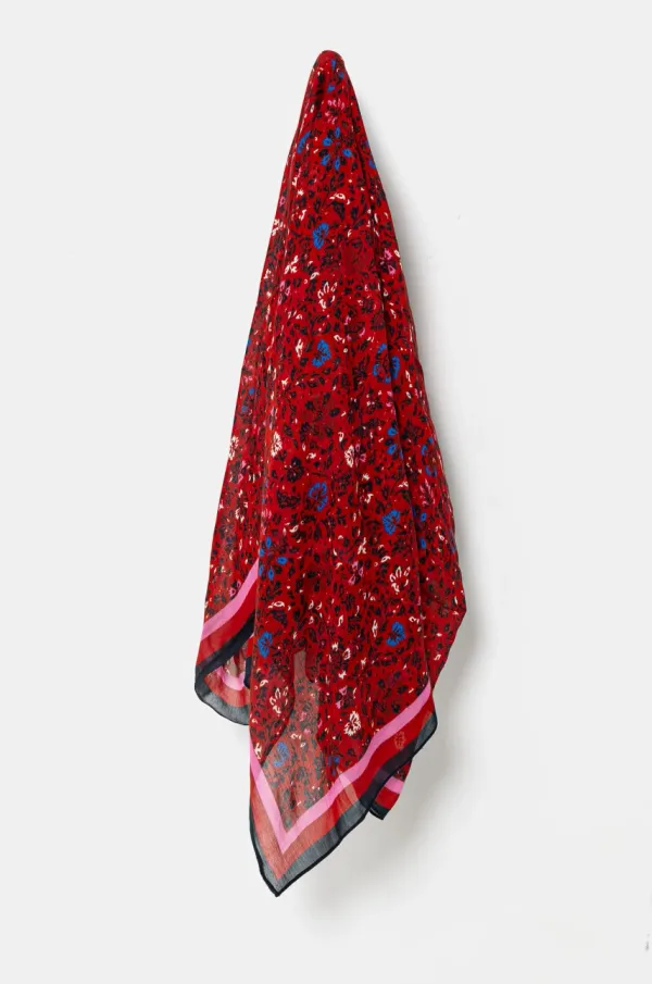 Pepe Jeans Ruta Pepe Jeans EVA SCARF ženska, rdeča barva, PL110707