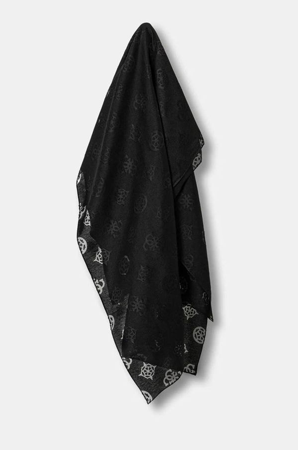 Guess Šal Guess ženski, črna barva, AW5151 COT03