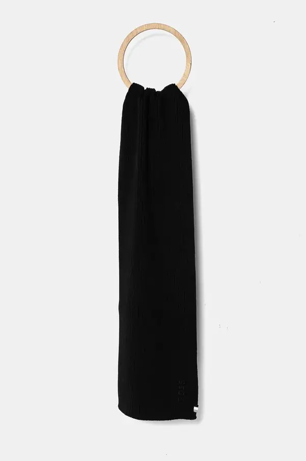 BOSS Šal s primesjo volne BOSS Magico_R_Scarf