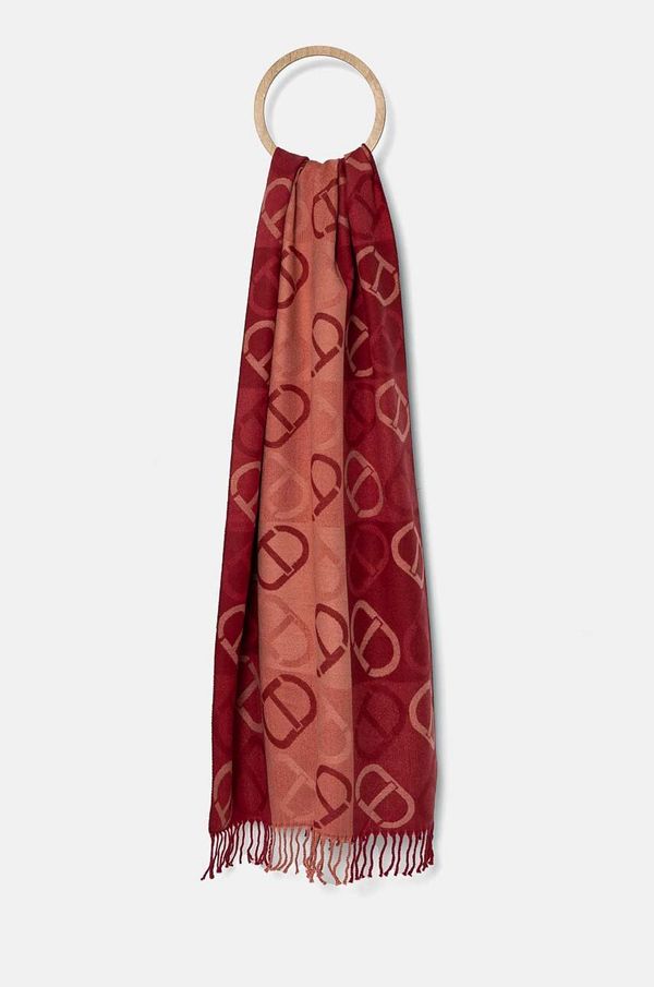 Twinset Šal Twinset ženski, rdeča barva, 242TA4110