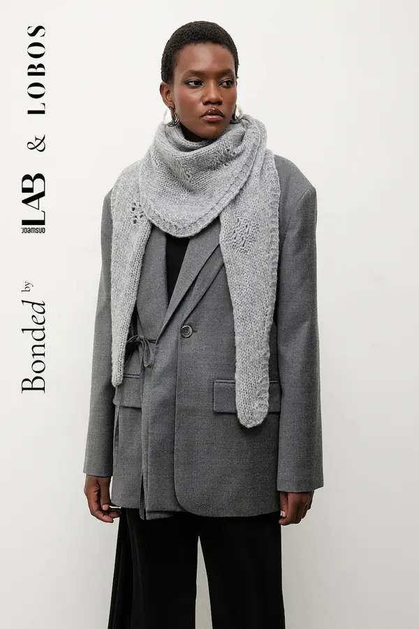 Answear.LAB Šal z volno Bonded by Answear.LAB & LOBOS