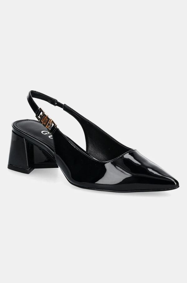 Guess Salonarji Guess ZABELA črna barva, FLPZAB PAF05