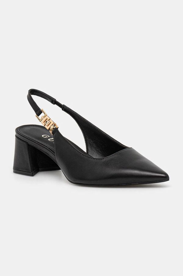 Guess Salonarji Guess ZABELA3 črna barva, FLPZA3 LEA05