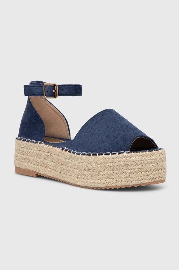 Answear Lab Sandali Answear Lab mornarsko modra barva