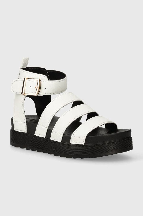 Answear Lab Sandali Answear Lab ženski, bela barva