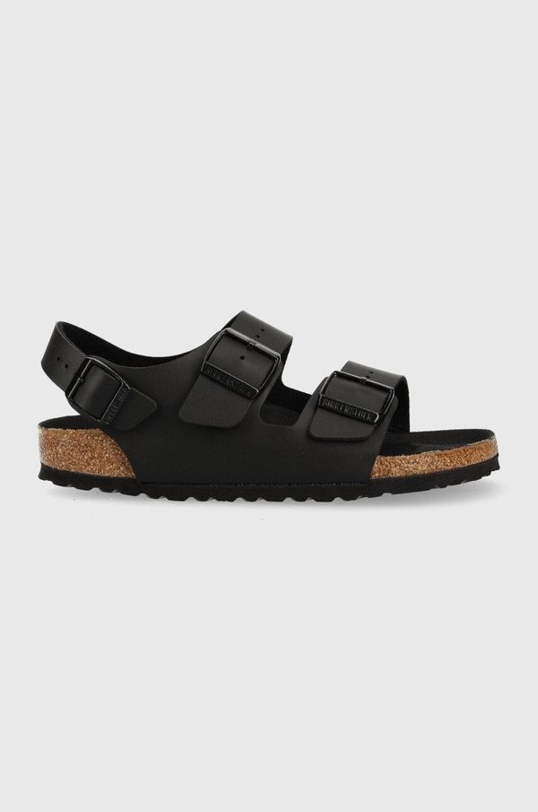 Birkenstock Sandali Birkenstock MILANO ženski, črna barva, 1024998