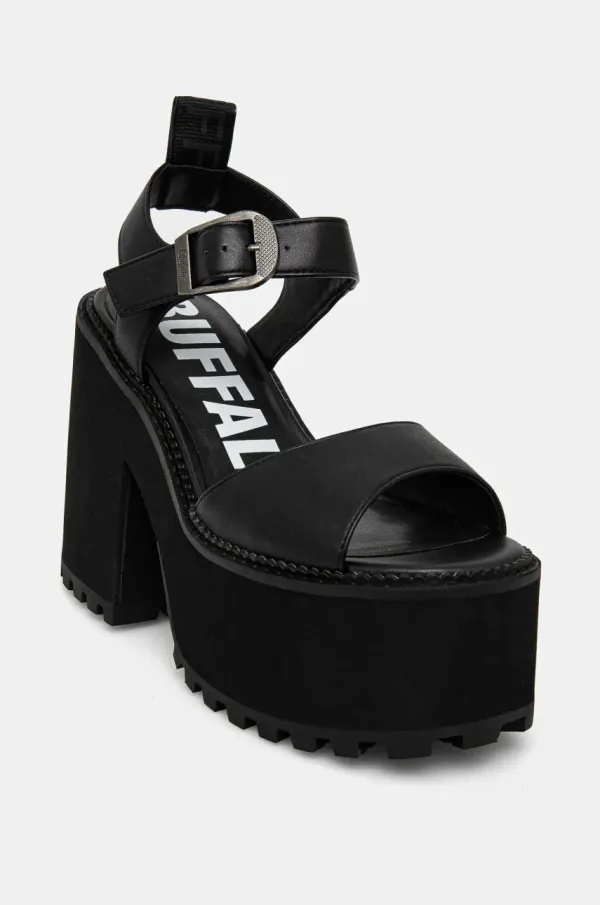 Buffalo Sandali Buffalo Killah Neat črna barva, 1291602-BLK