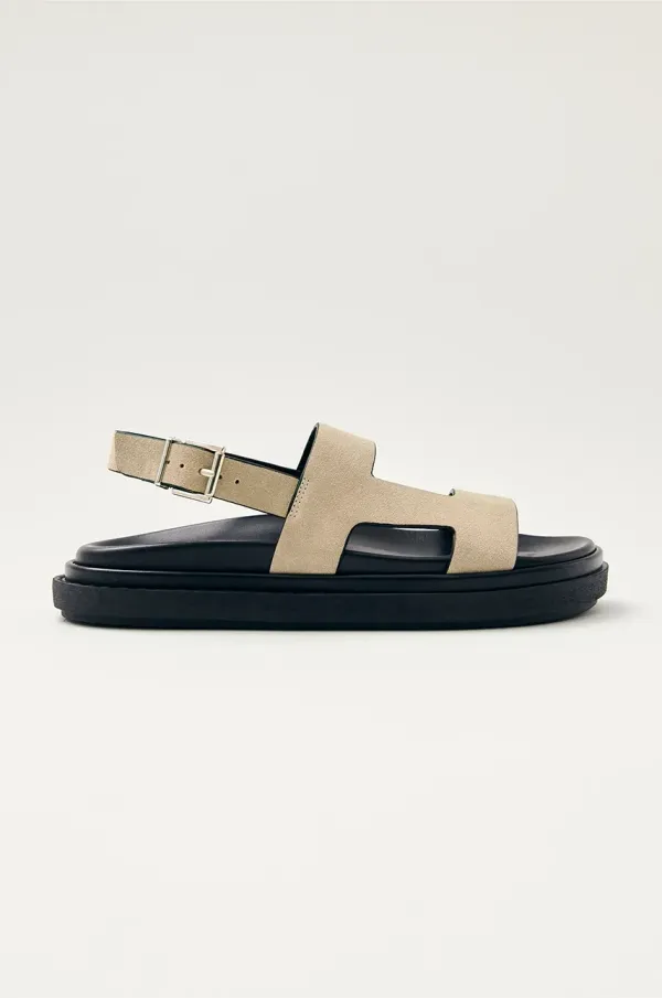 Alohas Sandali iz semiša Alohas Lorelei ženski, bež barva, S100748-02