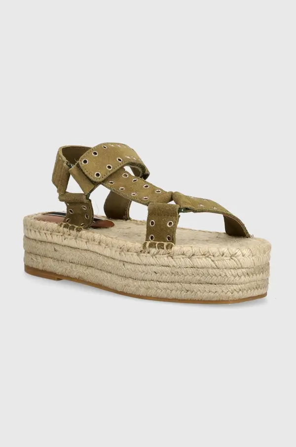 Pepe Jeans Sandali iz semiša Pepe Jeans PLS90660