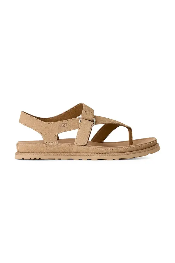 UGG Sandali iz semiša UGG W Goldengaze Toe Post