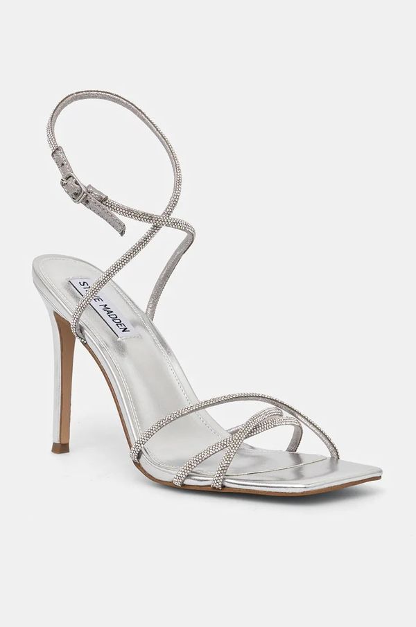 Steve Madden Sandali Steve Madden Slayed srebrna barva, SM11002948