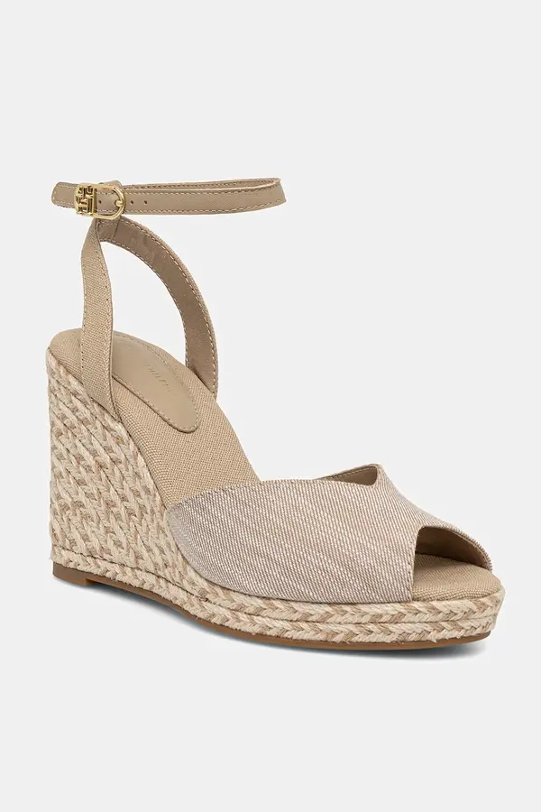 Tommy Hilfiger Sandali Tommy Hilfiger CHAMBRAY HIGH WEDGE ESPADRILLE