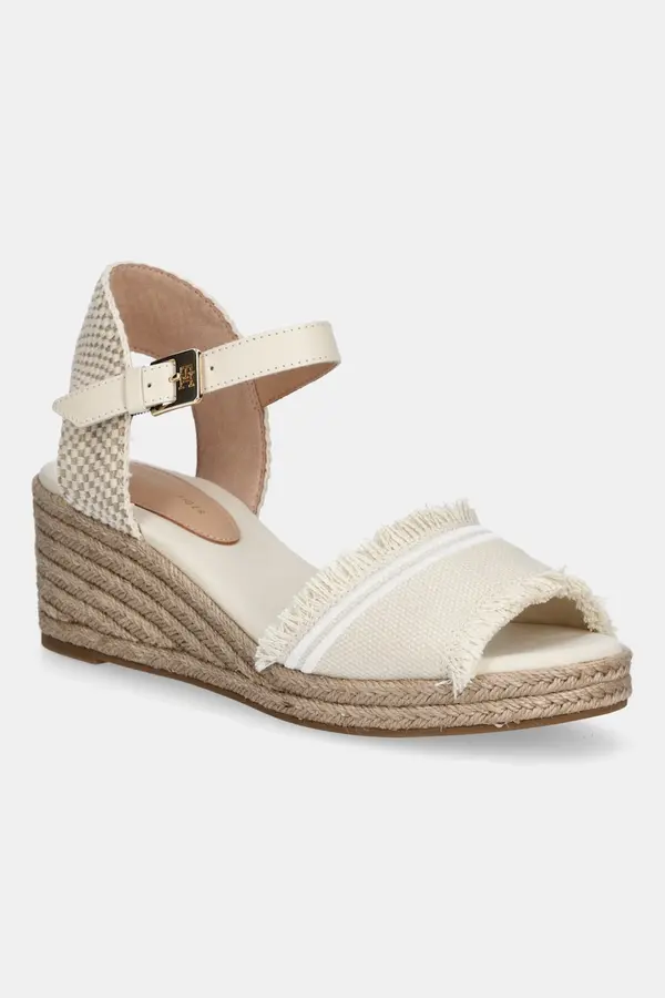 Tommy Hilfiger Sandali Tommy Hilfiger FRINGE CANVAS MEDIUM WEDGE